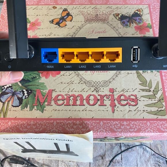 TP-Link AX3000 Gigabit Wi-Fi 6 Router in Black w Installation Guide - Picture 3 of 9